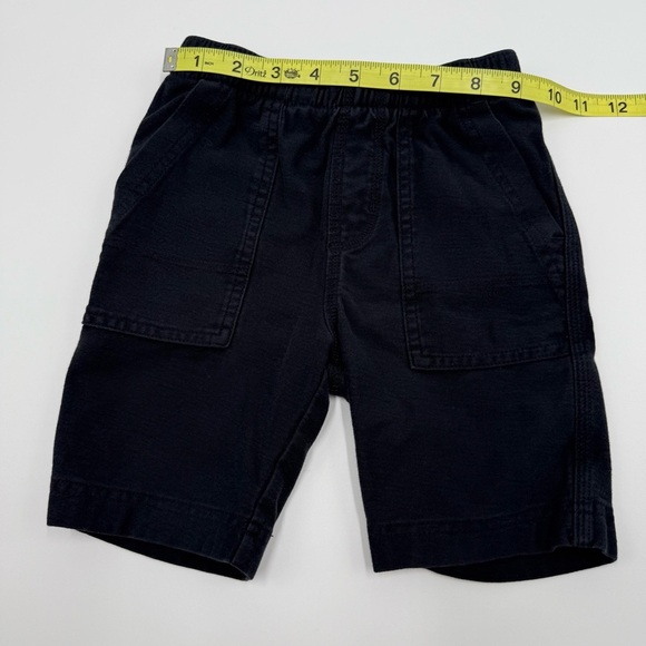 Tea Collection Toddler Boys Playwear Shorts 4 Faded Black Cotton French Terry - Picture 4 of 9